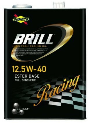 全国送料無料 4L&#215;4本 SUNOCO(スノコ) BRILL(ブリル) エンジンオイル 12.5W-40