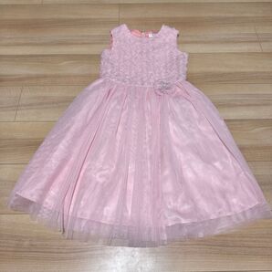 激カワ 新品 着1 クリーニング済み ショパン バラ ワンピース ピンク