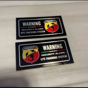 アバルト セキュリティステッカー