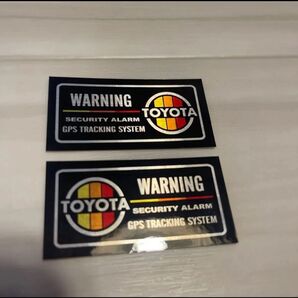 トヨタ セキュリティステッカー
