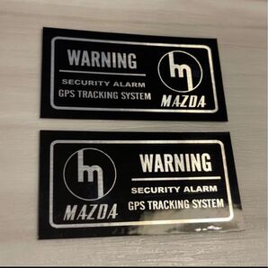 マツダ セキュリティステッカー