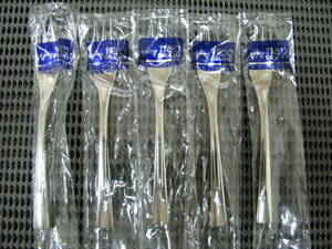 TORIO/ Trio *hime Fork 5 pcs set *18-12 stainless steel * unused storage goods 