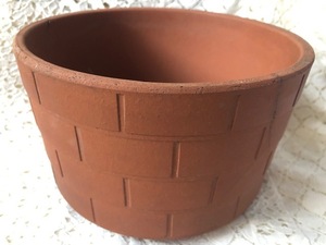 植木鉢　鉢　盆栽　盆栽鉢　ガーデニング　浅型　陶器　丸型　フラワーポット　素焼き　41