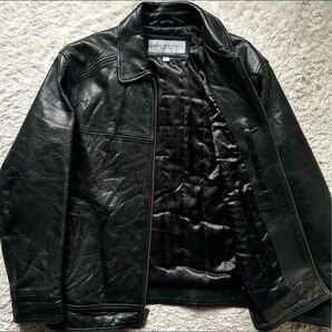 MARC NEW YORK ラムレザー レザージャケット ブラック★希少 XLサイズ★ アンドリューマーク