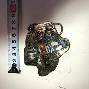 TEXAS buckle serial number entering America made 1980 year made beautiful goods 