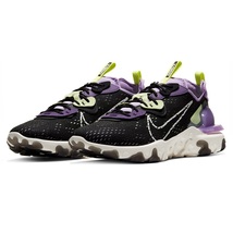 ☆ NIKE REACT VISION 黒/紫/黄緑/淡白 28.5cm ナイキ リアクト ビジョン CD4373-002_画像1