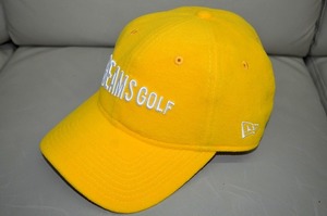 新品未使用 BEAMS GOLF ビームスゴルフ NEW ERA ニューエラ 別注 ロゴ キャップ イエロー 税込5,500円 送料無料　サイズフリー