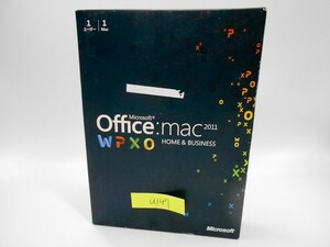 Microsoft Office mac 2011 Home & Business macintosh ワード エクセル 表計算 プレゼン U147