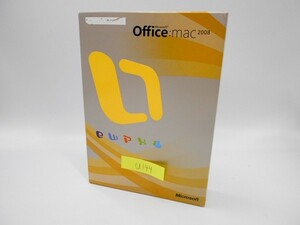 Microsoft Office : mac 2008 日本語版 パッケージ版 ワード エクセル パワーポイント Word U144