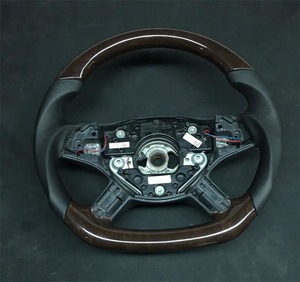  Benz!Steering/[②ML350/W164.W245.X164 walnut / wood combination D Shape 