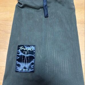 Travell Shell シェルパンツ 収納袋 メッシュポーチ カーキ 【袋のみ】