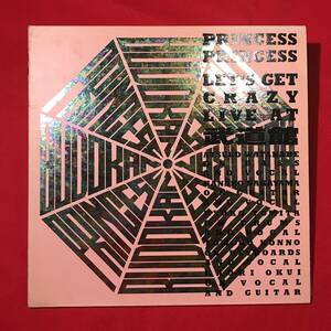 A1502*LD/ laser disk * Princess Princess [LET'S GET CRAZY LIVE AT budo pavilion ] attrition scratch, dirt, some stains, deterioration etc. equipped operation not yet verification 