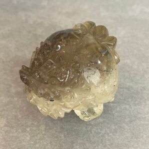 スモーキーシトリン 龍亀(ロングイ)置物