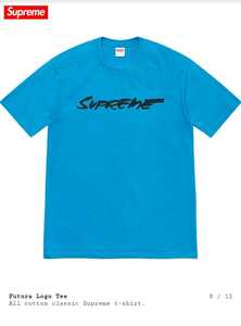 希少カラー 新品 Mサイズ Futura Logo Tee Bright Blue 青 20FW 未使用品 立ち会げ フューチュラ Tシャツ Supreme 20AW 