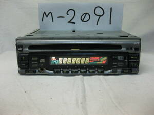 M-2091　旧車　JVC　ビクター　KD-GX500　フロント AUX　1Dサイズ　CDデッキ　故障品