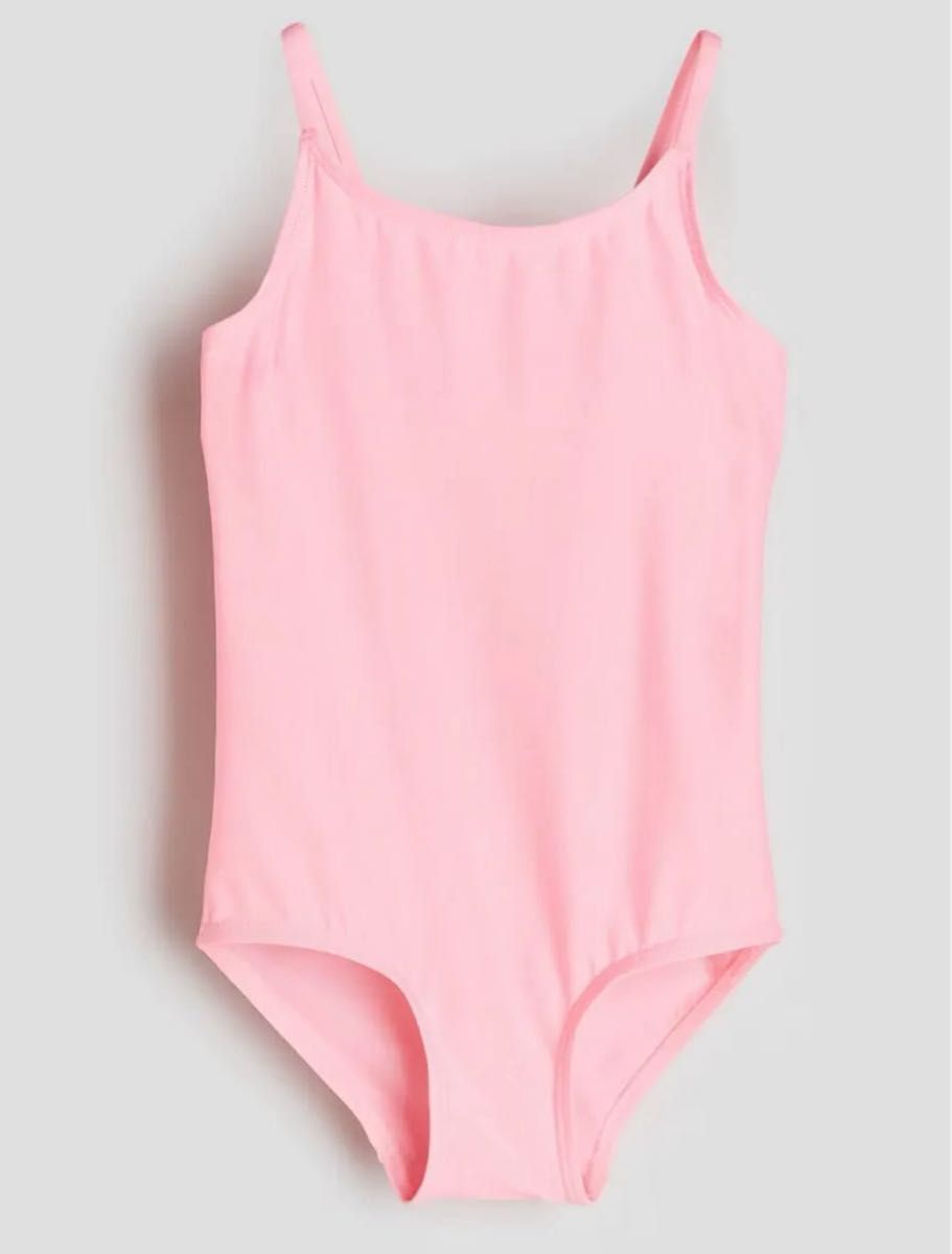 h&m 水着　子供　女の子　ピンク　120cm/130cm スクール水着　プール　