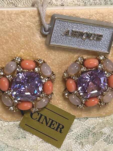 USA製 CINER ヴィンテージ イヤリング