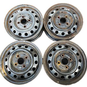 スチールホイール4本 13×4.00B 112502 PCD100