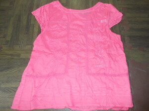 *GAP*S pink. design blouse with translation postage 140 jpy 