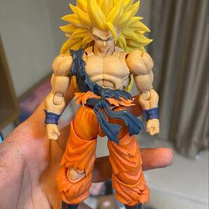 S.H.Figuarts用スーパーサイヤ人3孫悟空カスタムヘッド マンガ.ver