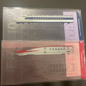 新幹線 0系 SUPER EXPRESS E6系 KOMACHI 2個セット 鉄道スリムホルダー