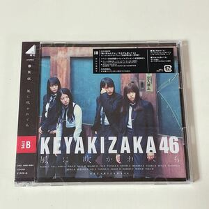 欅坂46◆風に吹かれても◆初回限定盤B◆CD＋DVD◆新品同様◆即決