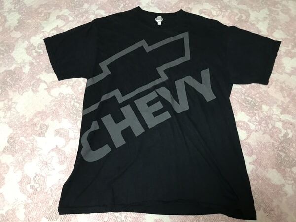 CHEVY Tシャツ■ Lサイズ(ブラックxグレー)