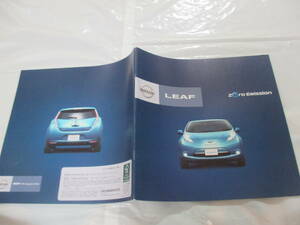 庫28078　カタログ ■日産　NISSAN　■ＬＥＡＦ　リーフ　■2012.4　発行●36　ページ