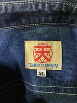 美品！TENRYO DENIM デニムシャツ！日本製！_画像6