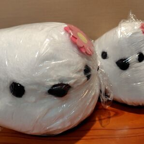 ふくふくシマエナガ カラフルフラワー しまゑガーベラ 2体セット