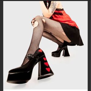 Lamoda ハート プラットフォームヒール