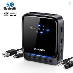 ELEGIANT Bluetooth 5.0 トランスミッター レシーバー