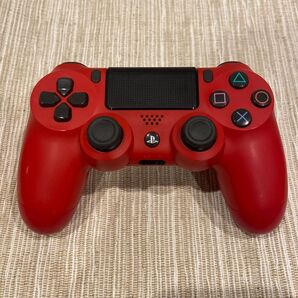 【美品】PS4 コントローラー 純正 レッド CUH-ZCT2J