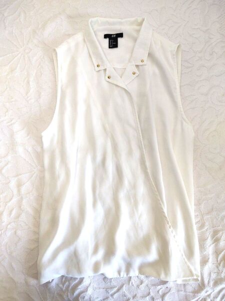 【H&M】ノースリーブ ベスト カットソー