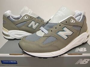 [ free shipping prompt decision ]NEW BALANCE USA made M990KBM2 23cm US5 new goods 990v2 M1300JP original color STEEL BLUE Steel blue GRAY gray American made 