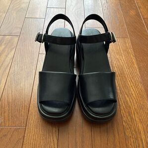 ABCマート 厚底サンダル 黒 S