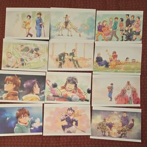 銀の匙DVDセット特典 ポストカード 12枚セット非売品 大蝦夷農業高校銀匙購買部