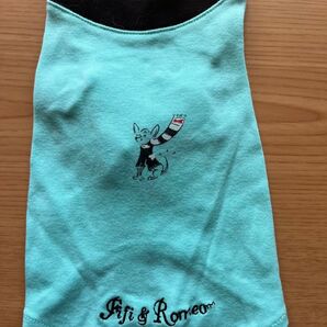 Fifi & Romeo ティファニーブルー チワワ柄 Sサイズ フィフィ& ロメオ