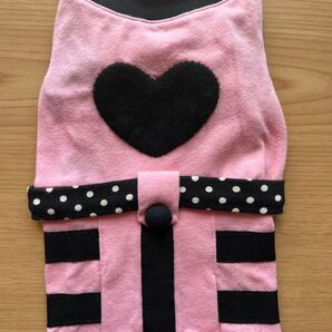 Fifi&Romeo カシミヤのハート柄 ピンク Sサイズ フィフィ& ロメオ