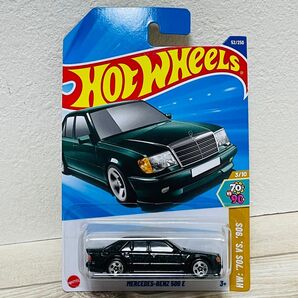 ホットウィール メルセデスベンツ 500E Mercedes Benz グリーン 濃緑