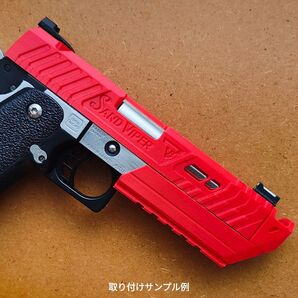 ハイキャパ4.3用SANDVIPER風カスタムスライドとコンペンセイター