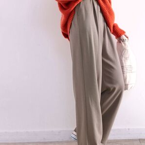 CLASSICAL ELF クラシカルエルフ +3度に包まれて 暖か コットン イージー フレア パンツ