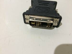  secondhand goods DVI-A( male ) - Mini D-sub15 pin ( female ) display connector conversion adapter present condition goods ①