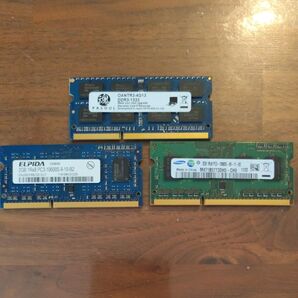 PC用メモリ 3枚セット DDR3 2GB×2枚 4GB×1枚