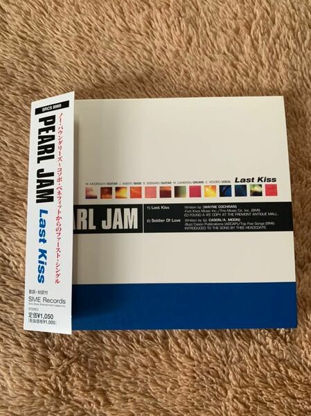 美品 Pearl Jam Last Kiss Soldier of Love ラスト・キッス　国内盤　CD 帯付き　シングル　即決　送料無料