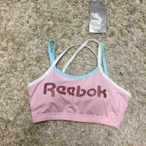  super value exhibition smaller size Reebok Lady's sports bra top S size tag equipped unused goods 