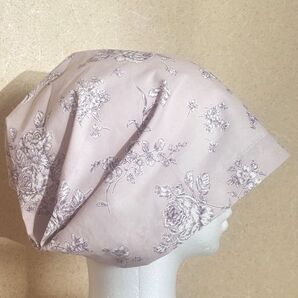 ケア帽子 入院 抗がん剤治療 脱毛 乳ガン 三角巾 キッチン 厨房 給食 調理実習 医療用キャップ 頭皮保護 ハンドメイド