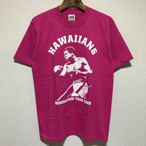 [即決古着]HAWAIIAN6/ハワイアンシックス/BEGINNINGS TOUR 2005 Tシャツ/バンドT/ショッキングピンク×ホワイト/anvil製/Sサイズ