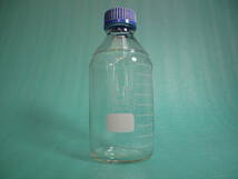 SCHOTT DURANメジューム瓶　ガラスボトル　青キャップ付　1000mL　ガラス瓶　保存瓶　④_画像2