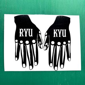 【琉球デザイン】【ハジチ】カッティングステッカー 沖縄 屋外耐候シート